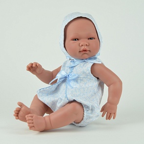 Кукла Пабло в голубом комбинезоне, 45 см. (Asi, 362951)